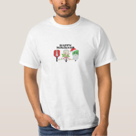Pickleball Happy Holidays T-Shirt