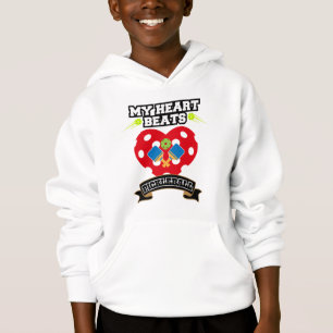 Pickleball Heart Paddle Ball Passion Sport Liebe Hoodie
