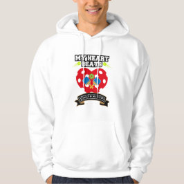 Pickleball Heart Paddle Ball Passion Sport Liebe Hoodie