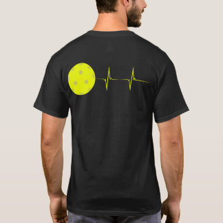 Pickleball Heartbeat Hemd Männer/Frauen Tee - Gelb
