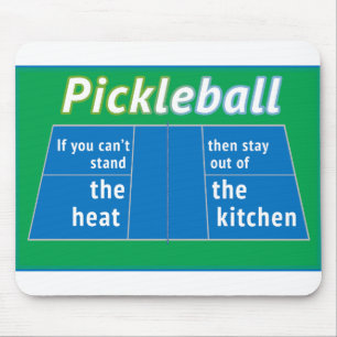 Pickleball Hefe Küche Mousepad
