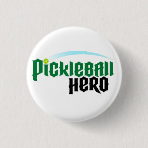 "Pickleball Held-" Logo-Knopf Button