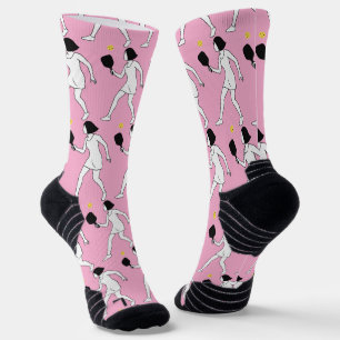 Pickleball-Hochleistungs-Sport-Crew Socken