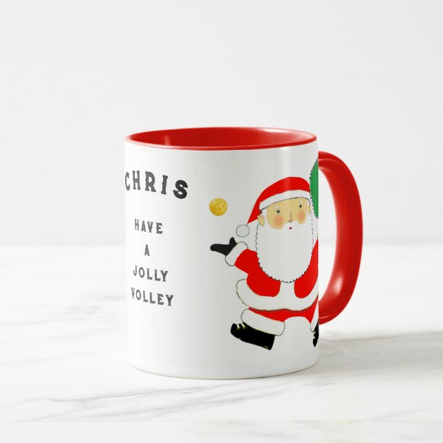 Pickleball Holiday Tasse (VorderseiteRechts)