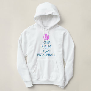 Pickleball Hoodie: Behalt Ruhe und spiele Pickleba Hoodie