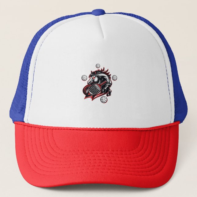 Pickleball Horover Truckerkappe (Vorderseite)