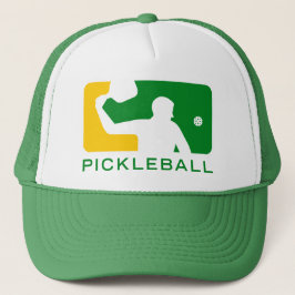 Pickleball Hut: Oberste Spielklasse (Grün/Gelb) Truckerkappe