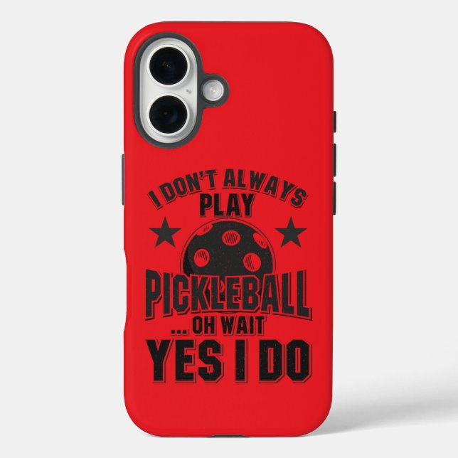 Pickleball iPhone 16 Hülle (Rückseite)