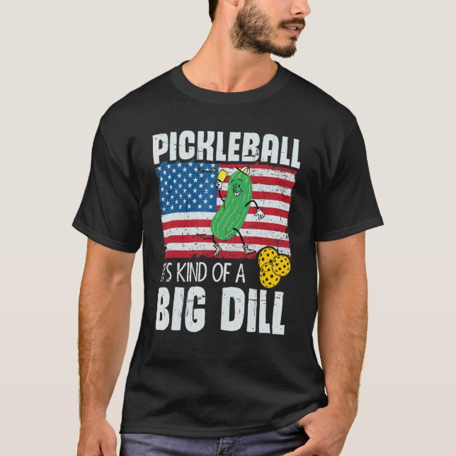 Pickleball ist eine Art großes Pickleball 3 T-Shirt (Vorderseite)