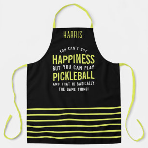 Pickleball ist Glück Funny Pickleball Geschenk Schürze