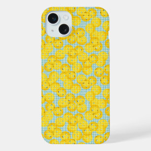 Pickleball ist Leben - Gelb auf Hellblau iPhone 15 Plus Hülle