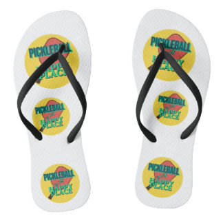 Pickleball ist mein glücklicher Ort Flip Flops