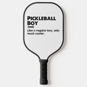 Pickleball Junge Lustige Wörterbuchdefinition Pick Schläger