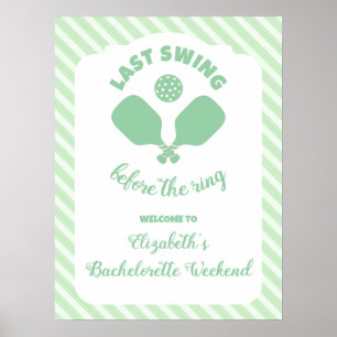 Pickleball-Junggesellinnen-Wochenende Poster