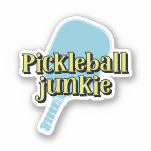 Pickleball Junkie Pickleball Paddle Aufkleber