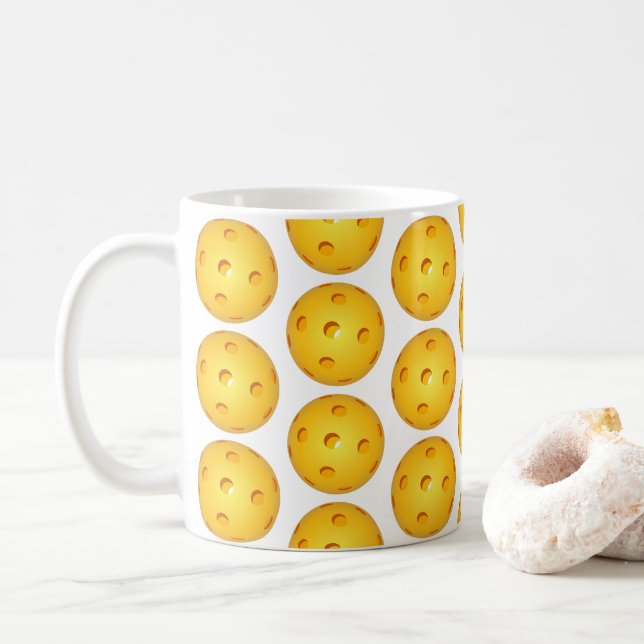 Pickleball Kaffee-Tasse Kaffeetasse (Mit Donut)