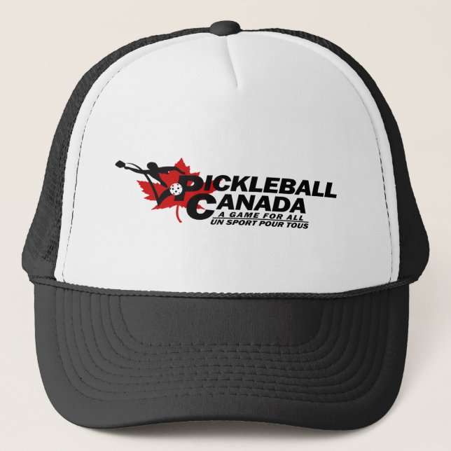 Pickleball Kanada Organisations-Logo Truckerkappe (Vorderseite)