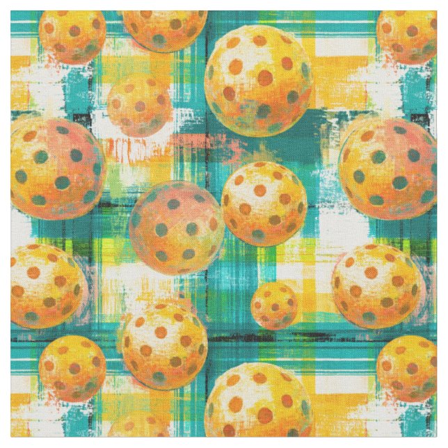 Pickleball-Karofeld Stoff (Nahaufnahme)