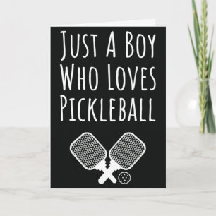 Pickleball Karten für Jungen Sport-Themen-Zitate K