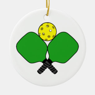 Pickleball Keramik Ornament