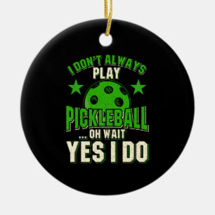 Pickleball Keramik Ornament