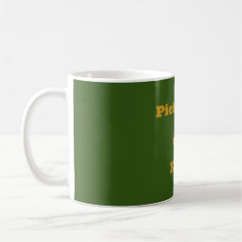 Pickleball King coffee Tasse - grün & gold