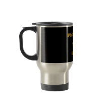 Pickleball King travel mug - schwarz mit Gold