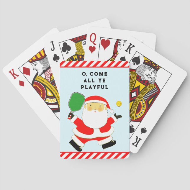 Pickleball-Kleinen Geschenke Spielkarten (Rückseite)