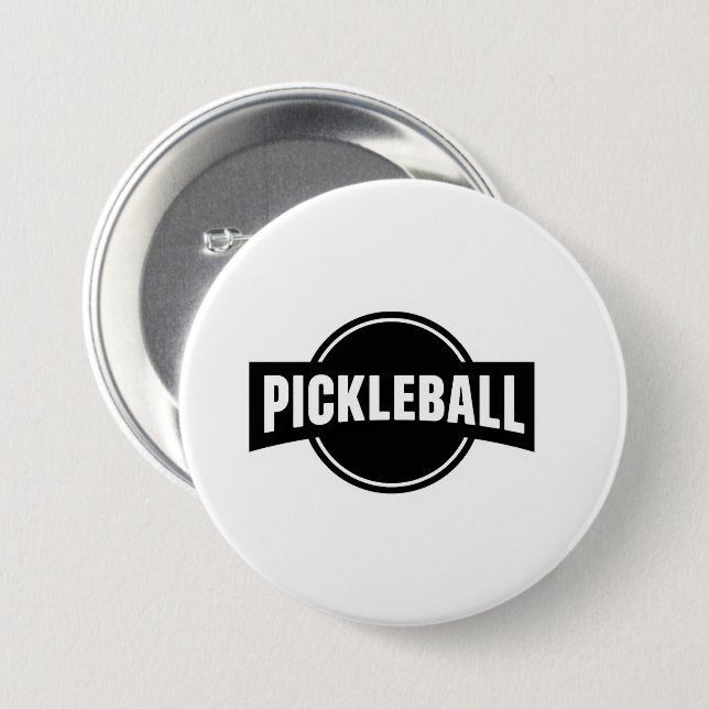 Pickleball-Knopf Button (Vorne & Hinten)