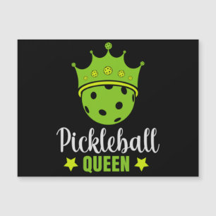 Pickleball Königin Lustige Pickle Ball Königin  Magnetkarte