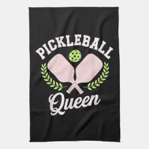 Pickleball Königin Lustiger Pickleball Spieler Geschirrtuch