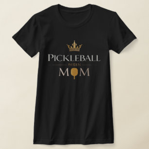 Pickleball Königin Mama Shirt Krone Pickleball D