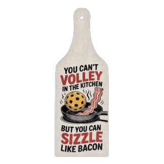 Pickleball Küchenzone Bacon Humor Schneidebrett