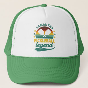 Pickleball Legend Monogram-Geschenk Truckerkappe