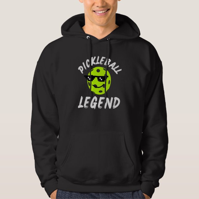 Pickleball Legend Quote Dink Shot Paddle Player Jo Hoodie (Vorderseite)
