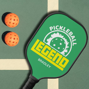 Pickleball Legend Typografy Personalisiert Name Schläger