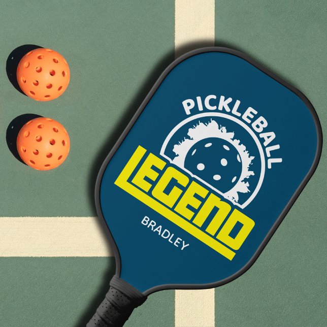 Pickleball Legend Typografy Personalisiert Name Schläger (Von Creator hochgeladen)