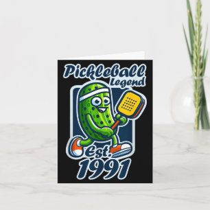 Pickleball-Legende gegründet 1991 Retro 35. Karte