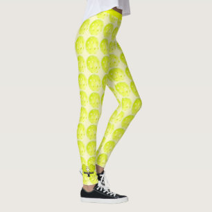 Pickleball Leggings von Frauen mit Paddelzüchtern