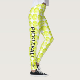 Pickleball Leggings von Frauen mit Paddelzüchtern