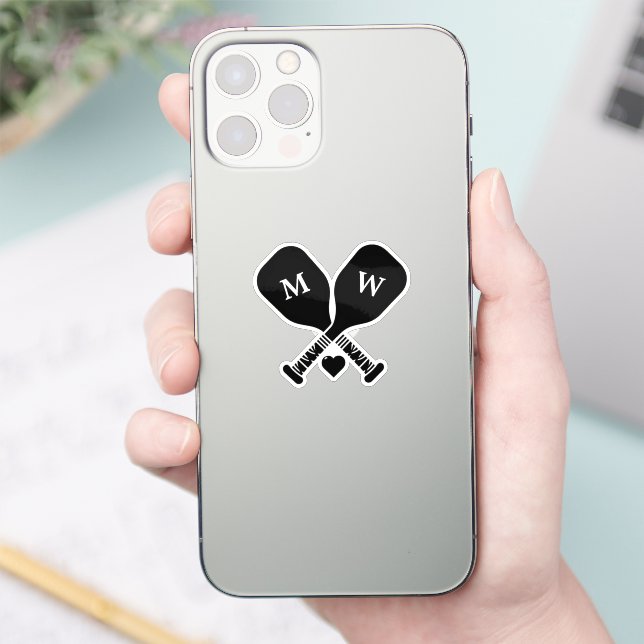 Pickleball-Liebe Aufkleber (Telefon)