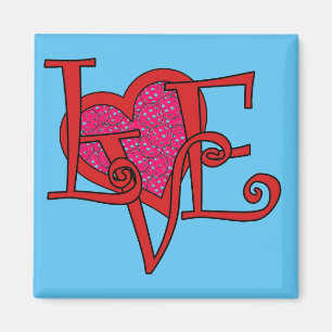 Pickleball-Liebe Magnet
