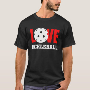 Pickleball Liebe Valentinpaddelspieler bei co T-Shirt
