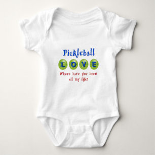 Pickleball Liebe...Wo warst du mein ganzes Leben l Baby Strampler