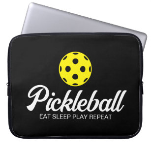 Pickleball Liebhaber Laptop-Ärmel mit lustigem Zit Laptopschutzhülle