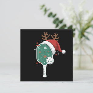 Pickleball-Liebhaber Sport Weihnachten Santa Hut