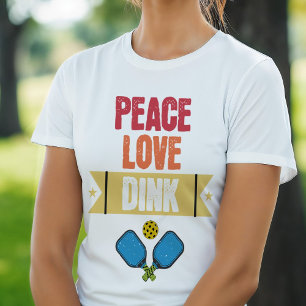 Pickleball liebt die Liebe des Friedens T-Shirt