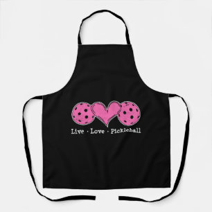 Pickleball Live Liebe Pickleball Funny Pickleball Schürze