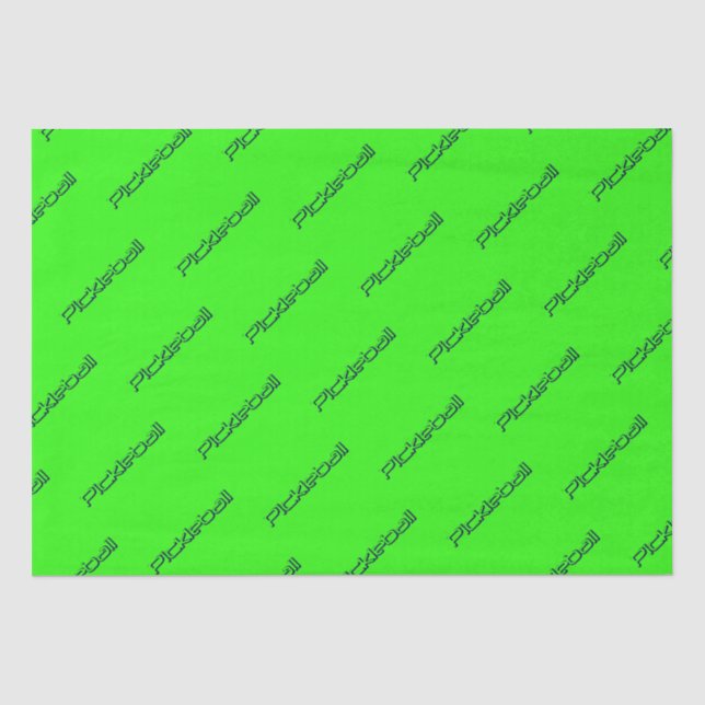 Pickleball Logo Seidenpapier (Vorderseite)