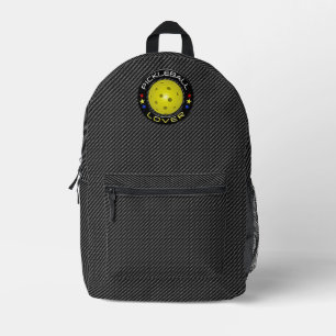 Pickleball Lover 1 Optionen Print Cut Sew Bag Bedruckter Rucksack